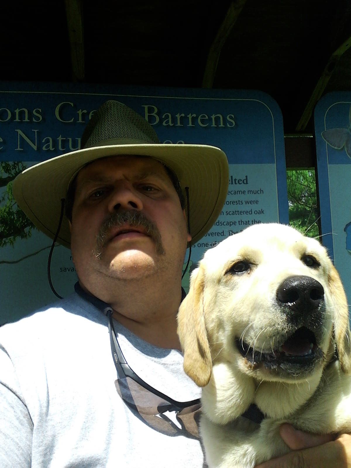 Bill and me