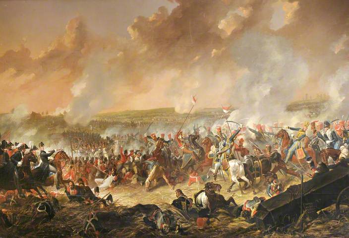The Battle of Waterloo by Denis Dighton, circa 1816