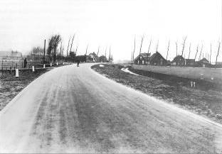 Schalkwijkseweg bij Leebrug, circa 1935