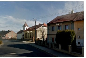č.p. 13, č.p. 14, kaple
